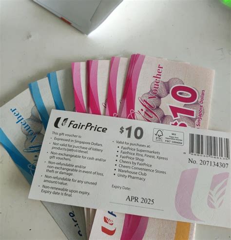 S Fairprice Ntuc Voucher Off Tickets Vouchers Vouchers On