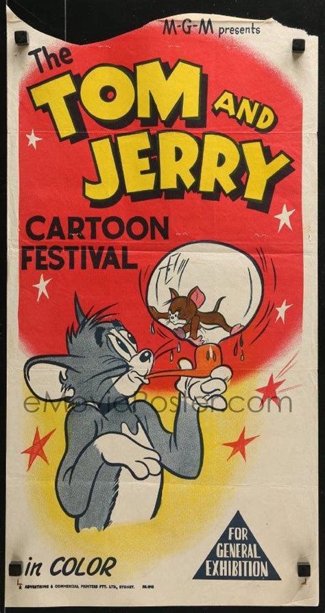 Tom Jerry Cartoon Festival Aust Daybill S Mgm S Most Entertaining