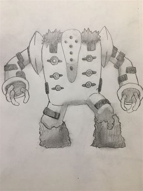 I drew Regigigas! : r/pokemon