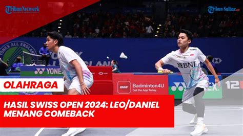 Hasil Swiss Open Leo Daniel Menang Comeback Susul Bagas Fikri Ke