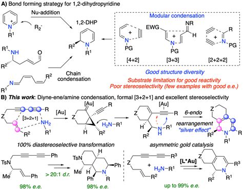 Angew：金催化的胺串联加成双炔 烯烃环化—手性合成12 二氢吡啶 X Mol资讯