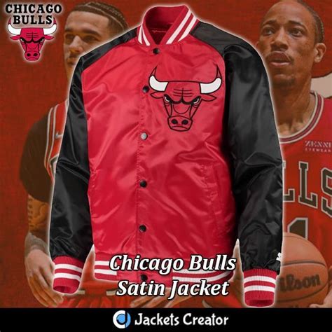 Point Guard Satin Black And Red Chicago Bulls Jacket Jackets Creator