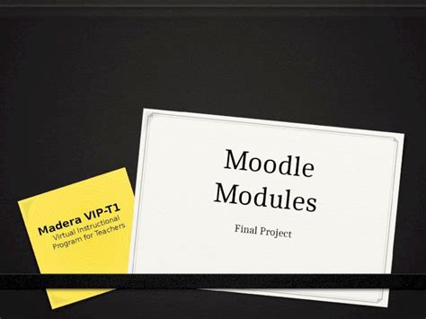 PPTX Moodle Modules DOKUMEN TIPS