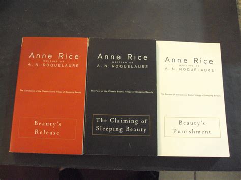 2 Anne Rice sc Books Writing As A.N. Roquelaure: Claiming Of Sleeping ...