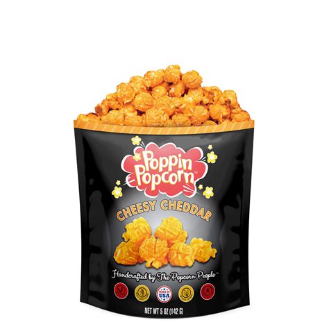 Cheesy Cheddar Poppin Popcorn