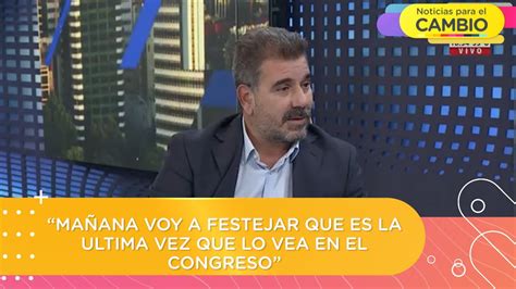 Cristian Ritondo “mañana Voy A Festejar Que Es La Ultima Vez Que Lo