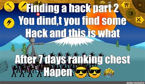 Meme: "Finding a hack part 2 You dind,t you find some Hack and this is ...