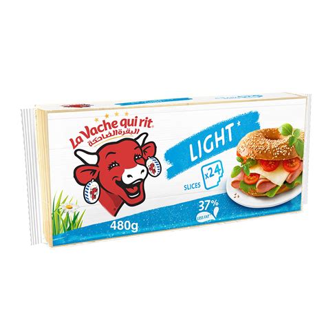 La Vache Qui Rit Light Cheese Slices 24 Slices 480g Online At Best Price Portion Cheese Lulu Uae