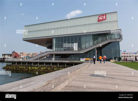 The exterior of the Institute of Contemporary Art in Boston, Massachusetts Stock Photo - Alamy