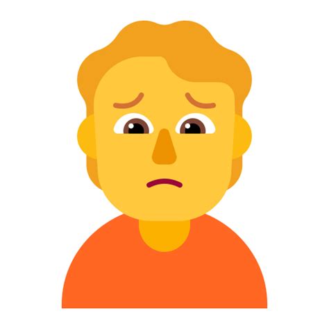 Person Frowning Flat Default Icon Fluentui Emoji Flat Iconpack