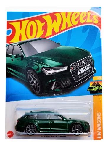 Hotwheels 17 Audi Rs6 Avant 187 2023 Verde MercadoLibre