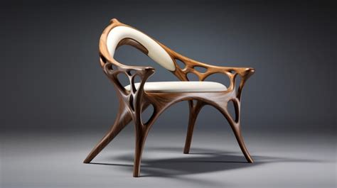 Modern Art Nouveau Wooden Chair By Martin Duysem | Premium AI-generated ...