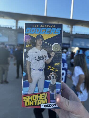 New In Box Shohei Ohtani And Decoy La Dodgers Bobblehead Sga