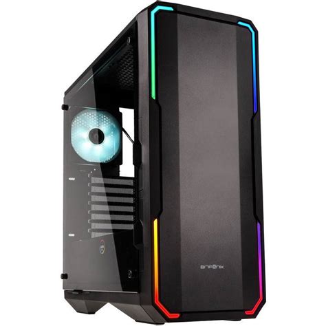 Gabinete Gamer Bitfenix Enso Black Vidrio Templado Mini Itx Microatx