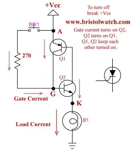 Silicon Transistor Diagram