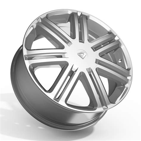 Roda Diamond Aro Tala Prata Brilhante Volcano Wheels Loja