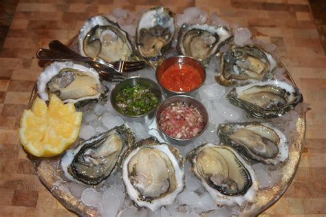 The Grub Files Cooking With Camissonia Oysters On The Half Shell With