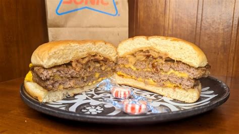 Sonic Peanut Butter Bacon Shake & Double Cheeseburger Review: They're ...