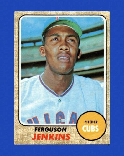 1968 Topps Set Break 410 Fergie Jenkins Vg Vgex Crease Gmcards Ebay