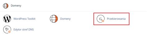 Jak dodać przekierowanie domeny w cPanel Domenomania pl