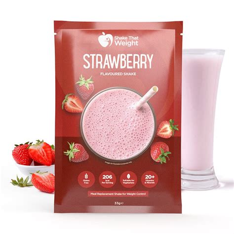 Shake That Weight Diet Shake Strawberry 33g Meal Replacement For