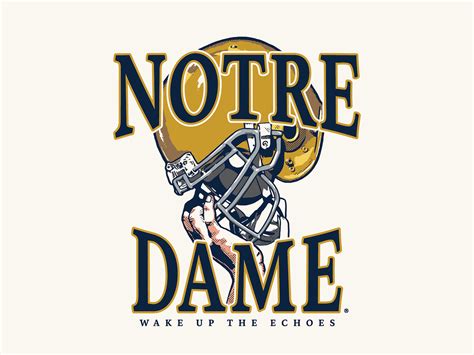 Notre Dame football by Kevin Spahn on Dribbble