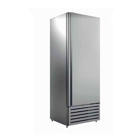 Refrigerador Vertical Puerta Solida Acero Inox G S Imbera