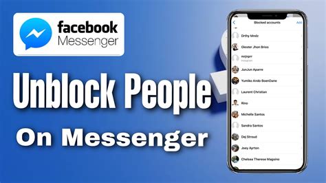 How To Unblock People On Facebook Messenger Step By Step YouTube