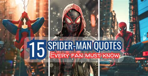 15 Spider-Man Quotes That Every Fan Must Know - FandomFevers