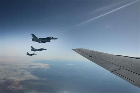 Three F Fighting Falcons With The Th Fighter Nara Dvids