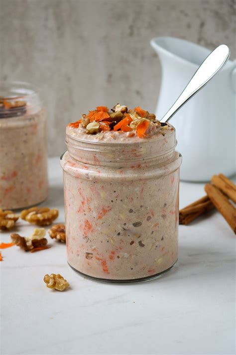 Carrot Cake Overnight Oats Stephanie Kay Nutrition