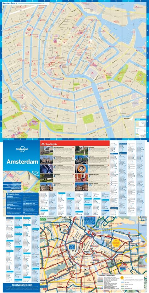 Amsterdam city center map - Ontheworldmap.com