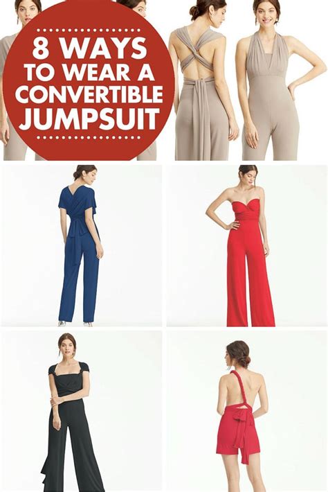 Different Multiple Styles That You Can Get From A Convertible Jumpsuit