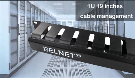 Rj45 Ethernet Cable Manager Organizer 1u 19 Inch Metal With 12 Slot