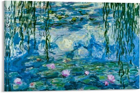 Amazon.co.jp: (睡蓮の池) Claude Monet クロード・モネ 絵画 (2) 印刷 ポスター キャンバス ウォールアート ...