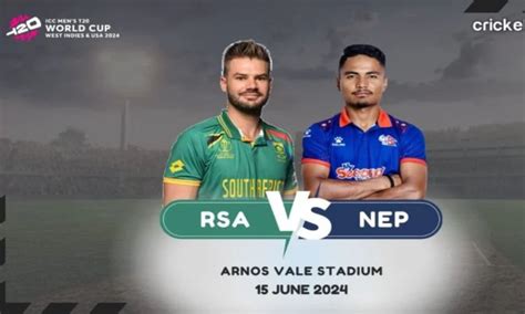 SA vs NEP Dream11 Prediction T20 WC 2024 एडन मरकरम य रहत कमर