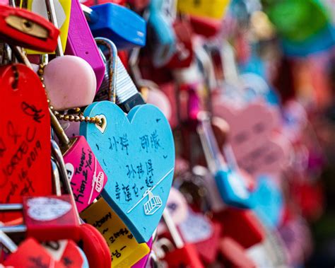 Locks Of Love In Seoul There Are Thousands And Thousands Love Locks