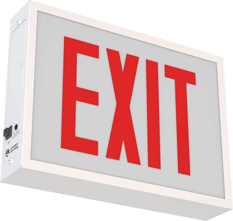 Tce Commercial Steel Exit Sign Lithonia Lighting® Steel Emergency Sign