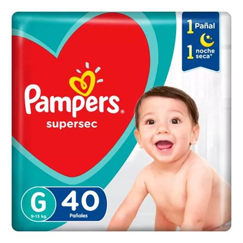 Pañales Pampers Supersec Max Sin Género G Mercadolibre