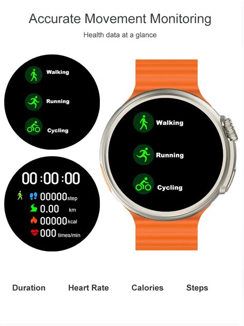 Smart Watch Z78 Ultra Amoled Relogio Rotating Dual Buttons Rdfit App