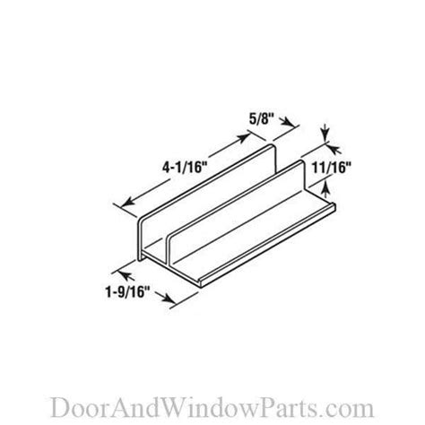 Prime Line Sliding Shower Door Bottom Guide Hardwares Online Store