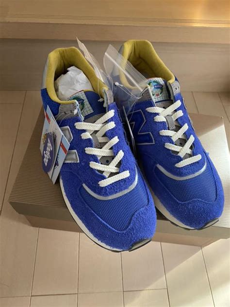 48％割引ブルー系 27 5cm【ふるさと割】 Bodega × New Balance 574 スニーカー 靴ブルー系27 5cm Ota