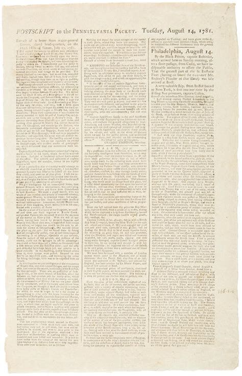 Bonhams : REVOLUTIONARY WAR NATHANIEL GREENE. GREENE, NATHANAEL. 1742 ...