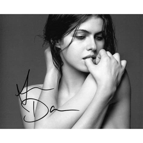 Autographed Alexandra Daddario X Photo Signed Nice On Ebid United