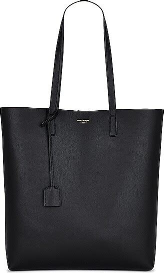 Saint Laurent North South Shopping Bag In Black ShopStyle