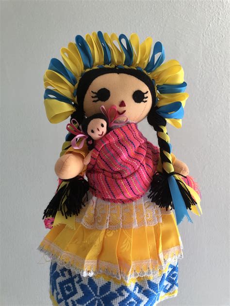 Mamá lele Muñecas de trapo mexicanas Manualidades Muñeca de trapo