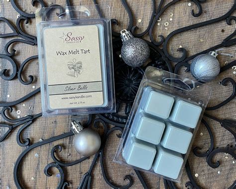 Silver Bells Wax Melt Tart Wax Tart Wax Melt Phthalate Free Christmas Soy Blend Sassy Kandle Co