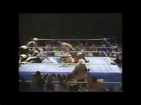 Sting and "The All-American" Ron Simmons vs. Big Van Vader and "Mr. Wonderful" Paul Orndorff (w ...