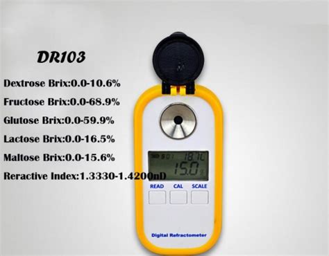 Digital Refractometer Brix Dr103digital Refractometer Dr Series