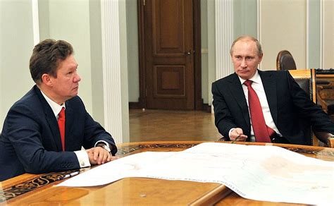 Vladimir Putin Had A Working Meeting With Gazprom CEO Alexei Miller